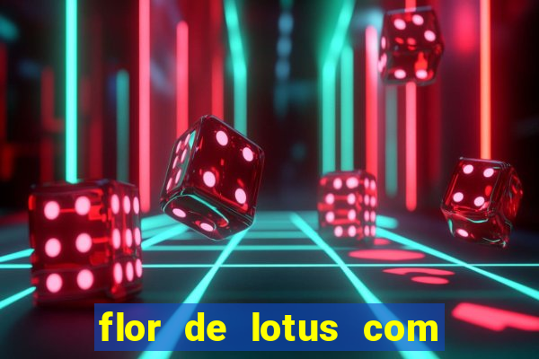 flor de lotus com lua tatuagem